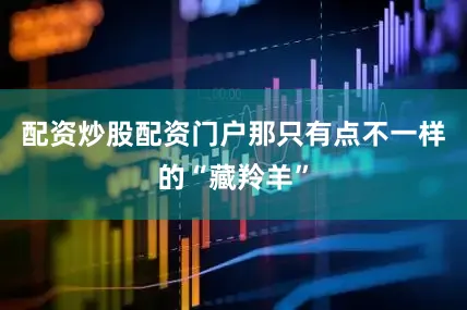 配资炒股配资门户那只有点不一样的“藏羚羊”